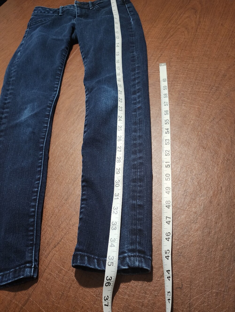 Victoria's Secret Dark Blue Skinny Jeans - Picture 2 of 9